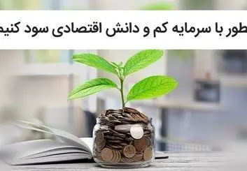 چطور با سرمایه کم و دانش اقتصادی سود کنیم؟