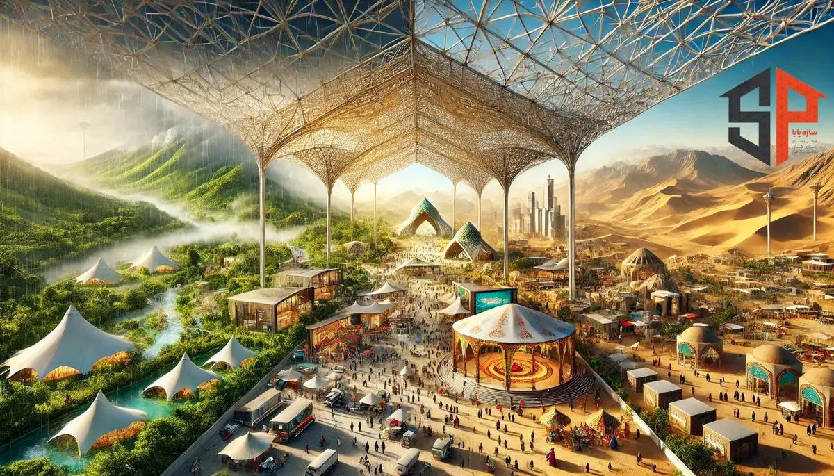 اسپیس فریم؛ سلطان سازه های دنیا در جشن ها و سوگواری ها!