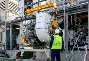 برای اولین‌بار در جهان یک توربین گازی با هیدروژن 100‌ درصد تجدیدپذیر آزمایش شد