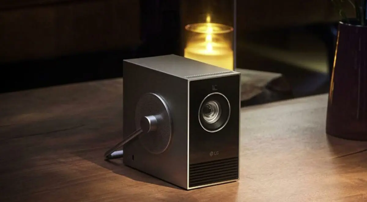 ال‌جی از یک پروژکتور 4K با طراحی متفاوت رونمایی کرد
