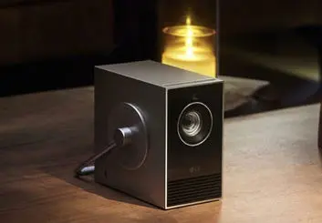 ال‌جی از یک پروژکتور 4K با طراحی متفاوت رونمایی کرد