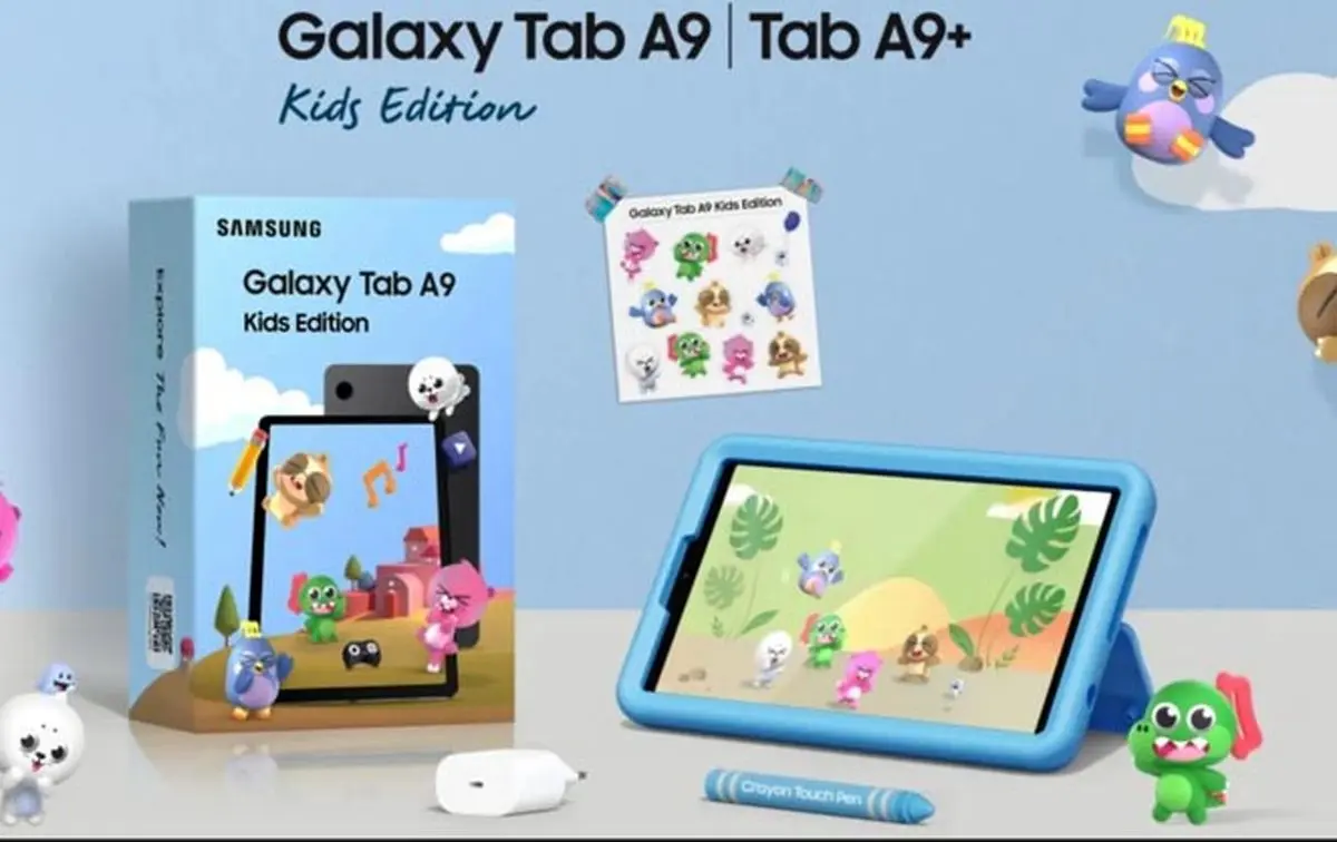 سامسونگ از نسخه کودکان گلکسی تب A9 و تب A9 پلاس رونمایی کرد