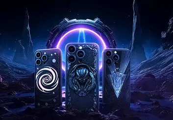 کاویار از نسخه فضایی آیفون 15 پرو و پرو مکس با تکه‌هایی از شهاب‌سنگ رونمایی کرد