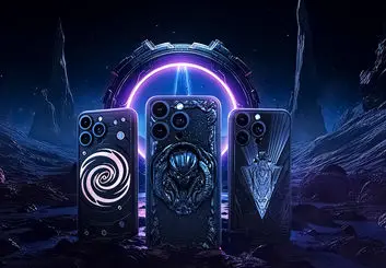 کاویار از نسخه فضایی آیفون 15 پرو و پرو مکس با تکه‌هایی از شهاب‌سنگ رونمایی کرد