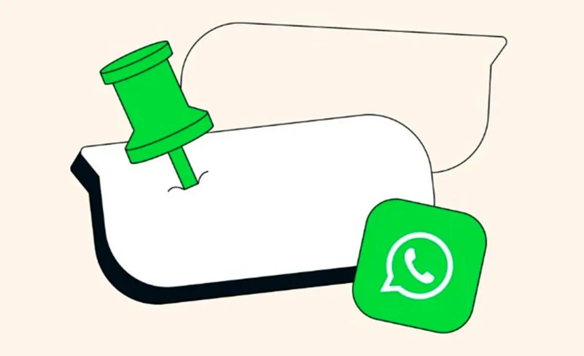 واتساپ سرانجام پین‌کردن پیام‌ها را امکان‌پذیر کرد

