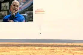 مسن‌ترین فضانورد فعال ناسا از فضا بازگشت