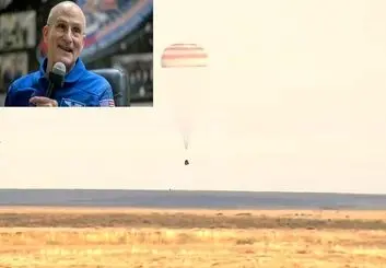 مسن‌ترین فضانورد فعال ناسا از فضا بازگشت