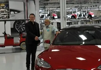 امید هند برای سرمایه گذاری تسلا کاهش یافت