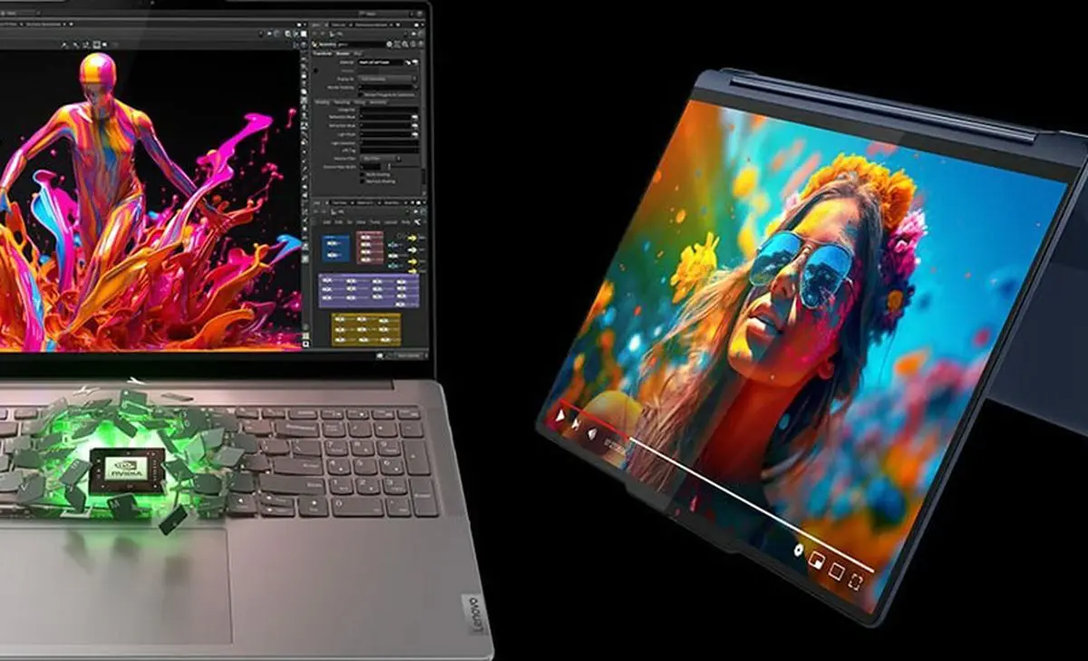 لنوو از لپ‌تاپ‌های جدید سری Yoga با پردازنده اختصاصی هوش مصنوعی رونمایی کرد