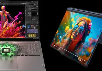 لنوو از لپ‌تاپ‌های جدید سری Yoga با پردازنده اختصاصی هوش مصنوعی رونمایی کرد