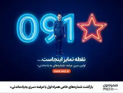 بازگشت شماره‌های خاص همراه اول با عرضه «سری به‌یادماندنی»
