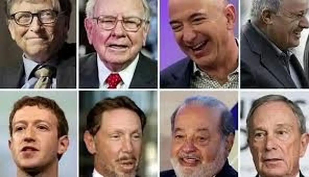 ۱۰۰ میلیاردر جهان، ثروتشان ۶۴۱ میلیارد دلار بیشتر شد