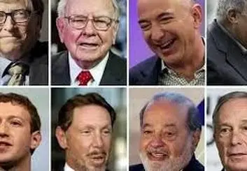 ۱۰۰ میلیاردر جهان، ثروتشان ۶۴۱ میلیارد دلار بیشتر شد