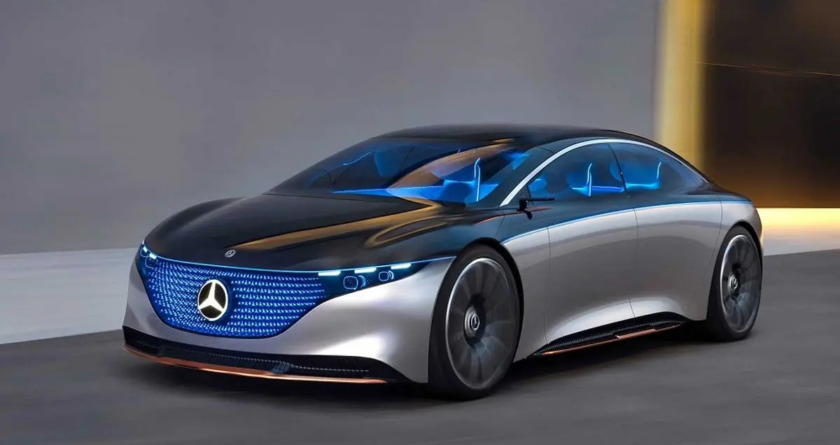 مرسدس بنز Vision EQS از راه رسید؛ خودرویی از آینده!