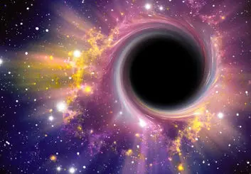 کشف سیاه چاله گرسنه ای که در روز سه وعده غذا می خورد!