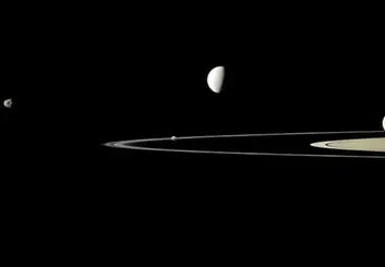 سیاره زحل بیشترین تعداد قمر را در بین سیارات منظومه شمسی دارد