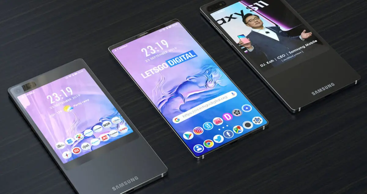 گلکسی S11 سامسونگ به نمایشگر دوگانه مجهز می شود؟