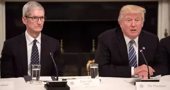 درخواست اپل از دونالد ترامپ برای حذف تعرفه ها