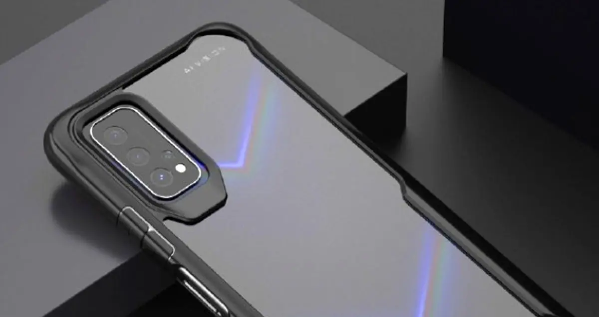 رندر قاب گوشی آنر V30 به ماژول دوربین مستطیل شکل اشاره می کند