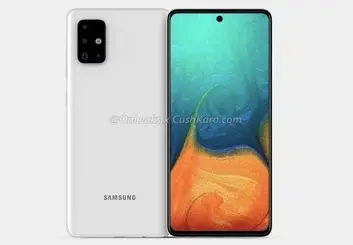 رندرهای گلکسی A71 به دوربین اصلی چهارگانه اشاره می کند