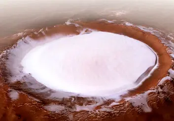 دانشمندان ناسا موفق به کشف یخ زیر سطح مریخ شدند