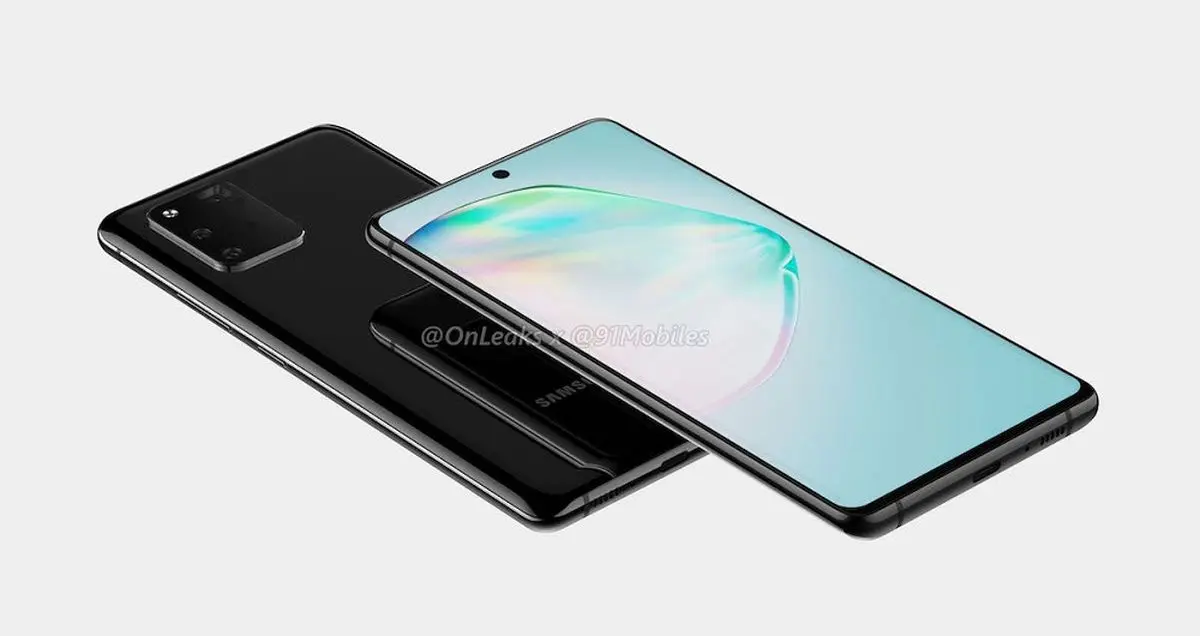 رندرهای گلکسی A91 به یک ویژگی جذاب اشاره می کند