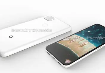 رندرهای گوگل پیکسل 4a به حفره درون نمایشگر اشاره می کنند