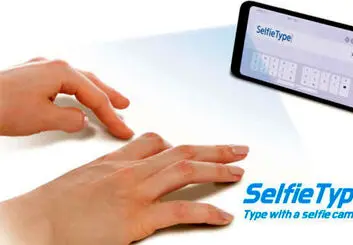 فناوری SelfieType سامسونگ امکان تایپ با دوربین سلفی را فراهم می کند!