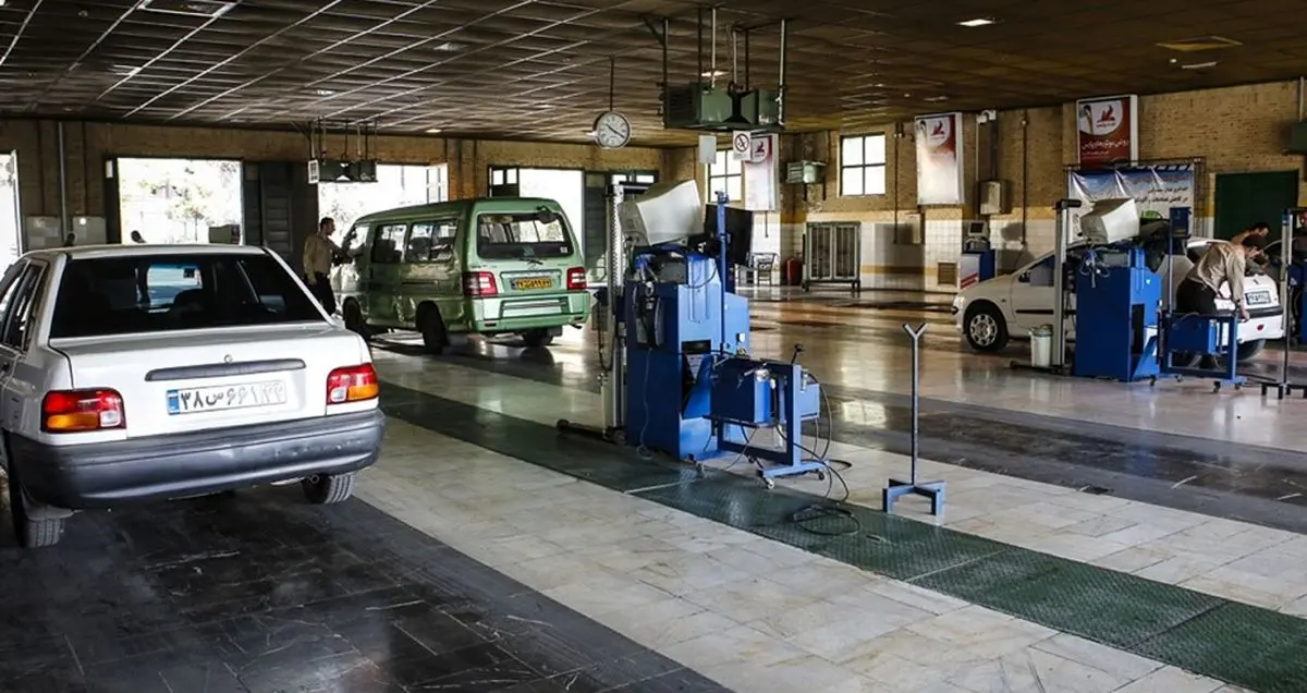 جریمه 50 هزار تومانی خودروهای بدون معاینه فنی