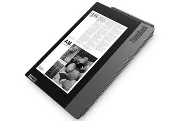 لنوو ThinkBook پلاس با نمایشگر دوم E-Ink رونمایی شد