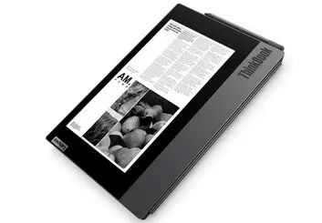لنوو ThinkBook پلاس با نمایشگر دوم E-Ink رونمایی شد