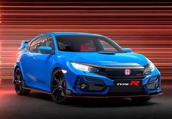 هوندا سیویک Type R مدل 2020 با بهبودهای جزئی رونمایی شد