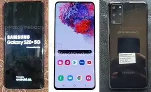 اولین تصاویر واقعی گلکسی S20 پلاس سامسونگ لو رفت