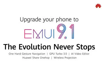 اضافه شدن سیستم‌فایل EROFS و فناوری GPU Turbo 3.0 به گوشی Y9 Prime 2019 Huawei