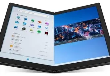 لنوو ThinkPad X1 Fold با نمایشگر انعطاف پذیر OLED رونمایی شد