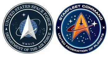 دونالد ترامپ از لوگوی نیروی فضایی ایالات متحده آمریکا رونمایی کرد