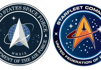 دونالد ترامپ از لوگوی نیروی فضایی ایالات متحده آمریکا رونمایی کرد