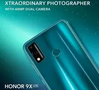 افشای تصویری از گوشی آنر 9X لایت