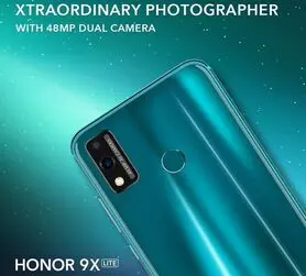 افشای تصویری از گوشی آنر 9X لایت