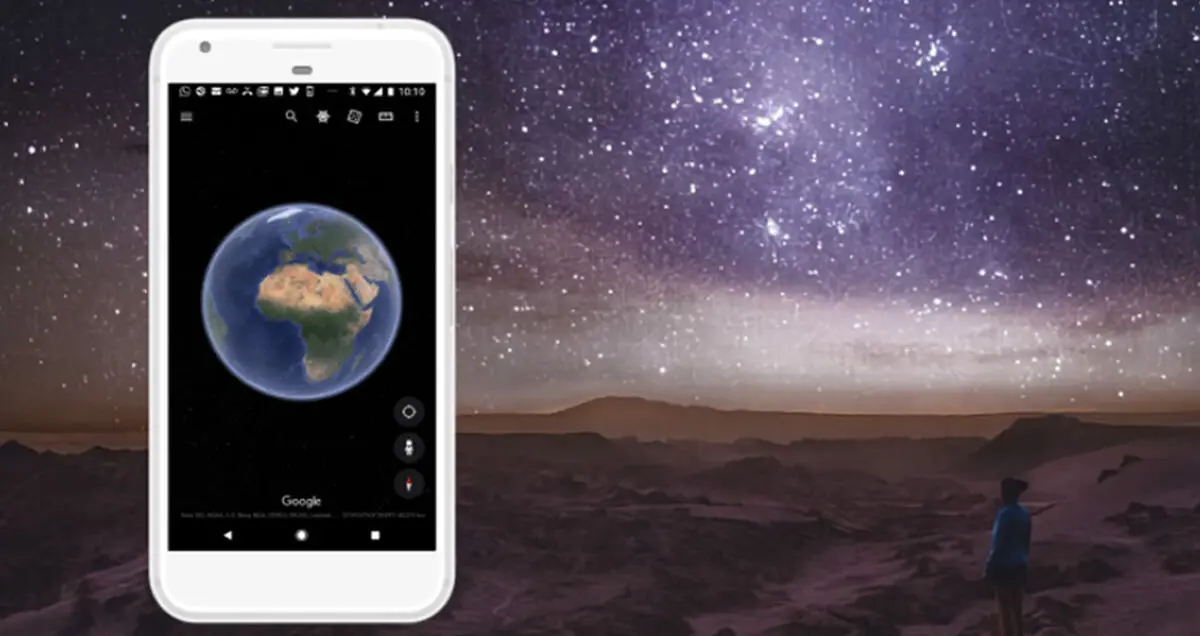امکان مشاهده ستارگان در بروزرسانی جدید برنامه Google Earth