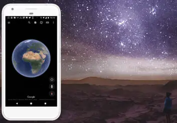 امکان مشاهده ستارگان در بروزرسانی جدید برنامه Google Earth