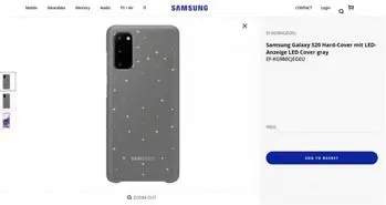 نام گلکسی S20 و گلکسی Z Flip در وب‌سایت سامسونگ تایید شد