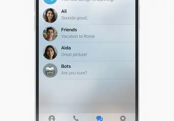 تجربه‌ای نوری و شفاف در تلگرام؛ طراحی لیکویید گلس iOS 26 از راه رسید