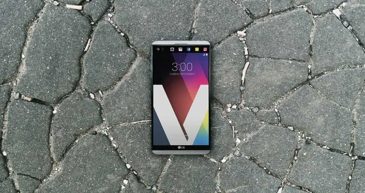 تست خراش، خمش و سوزاندن گوشی LG V20