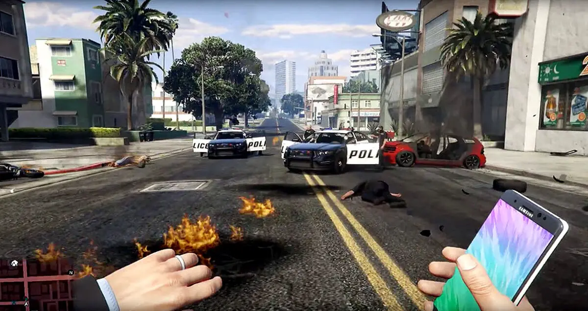 شکایت عجیب سامسونگ از یکی از گیمرهای GTA 5