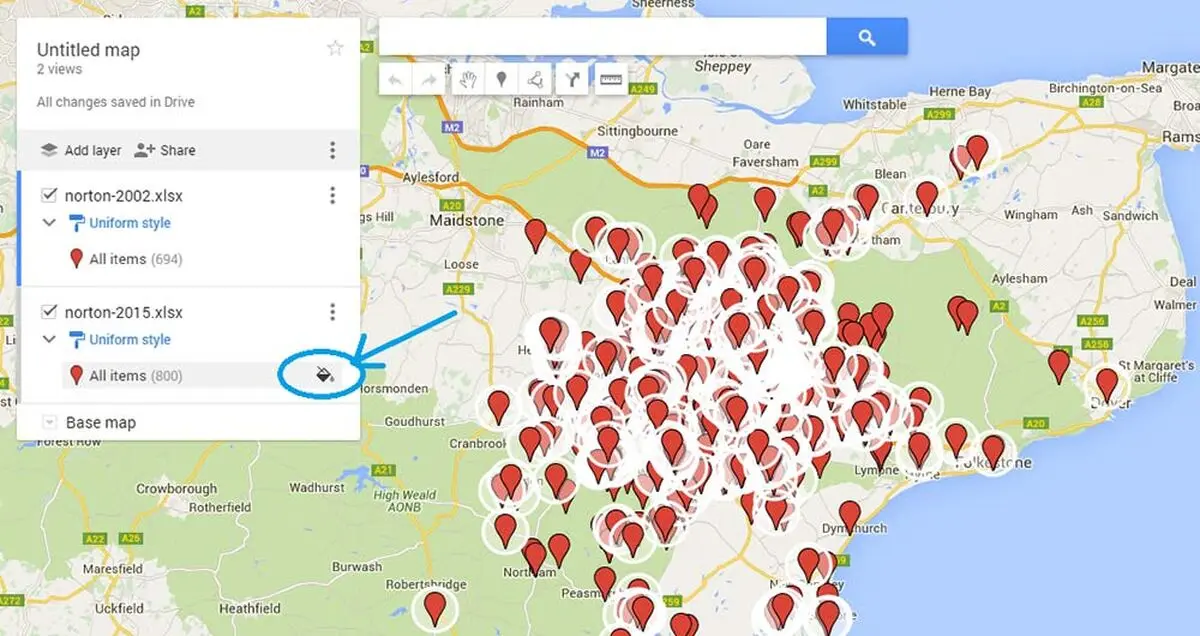 امکان جدید Google Map برای تبلیغات برندهای تجاری