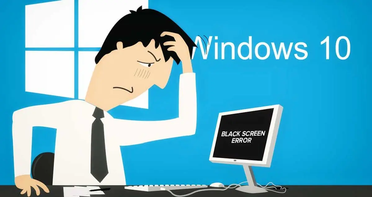 آموزش برطرف کردن مشکل صفحه سیاه ویندوز ۱۰