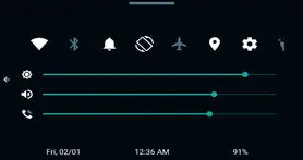 اپلیکیشن Quick Control Panel محیط iOS را برای کاربران اندروید به ارمغان می آورد