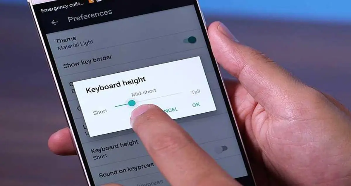 چگونه کیبورد گوگل را در گوشی بزرگتر کنیم؟