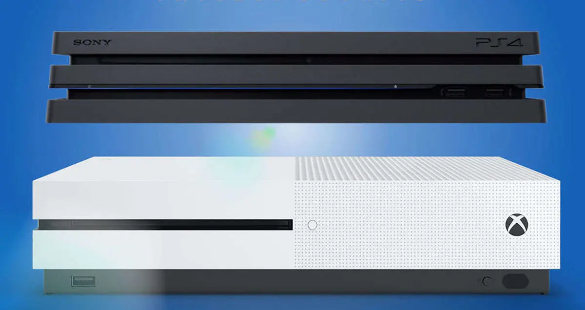 صف آرایی Xbox One S و PS4 Pro در مقابل هم